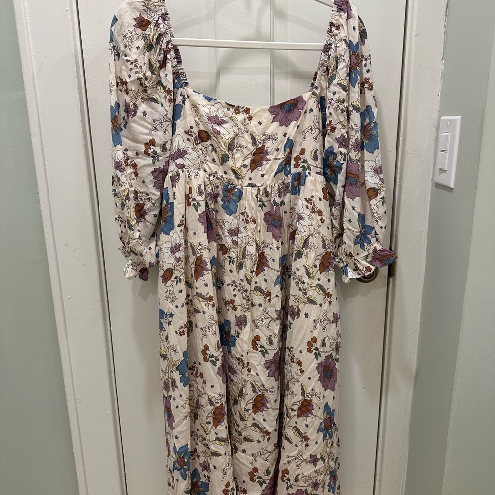 Floral Puff Sleeve Sundress